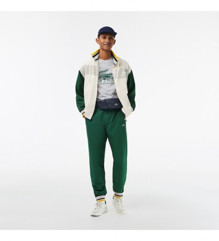 Camiseta Lacoste Cinza Estampada