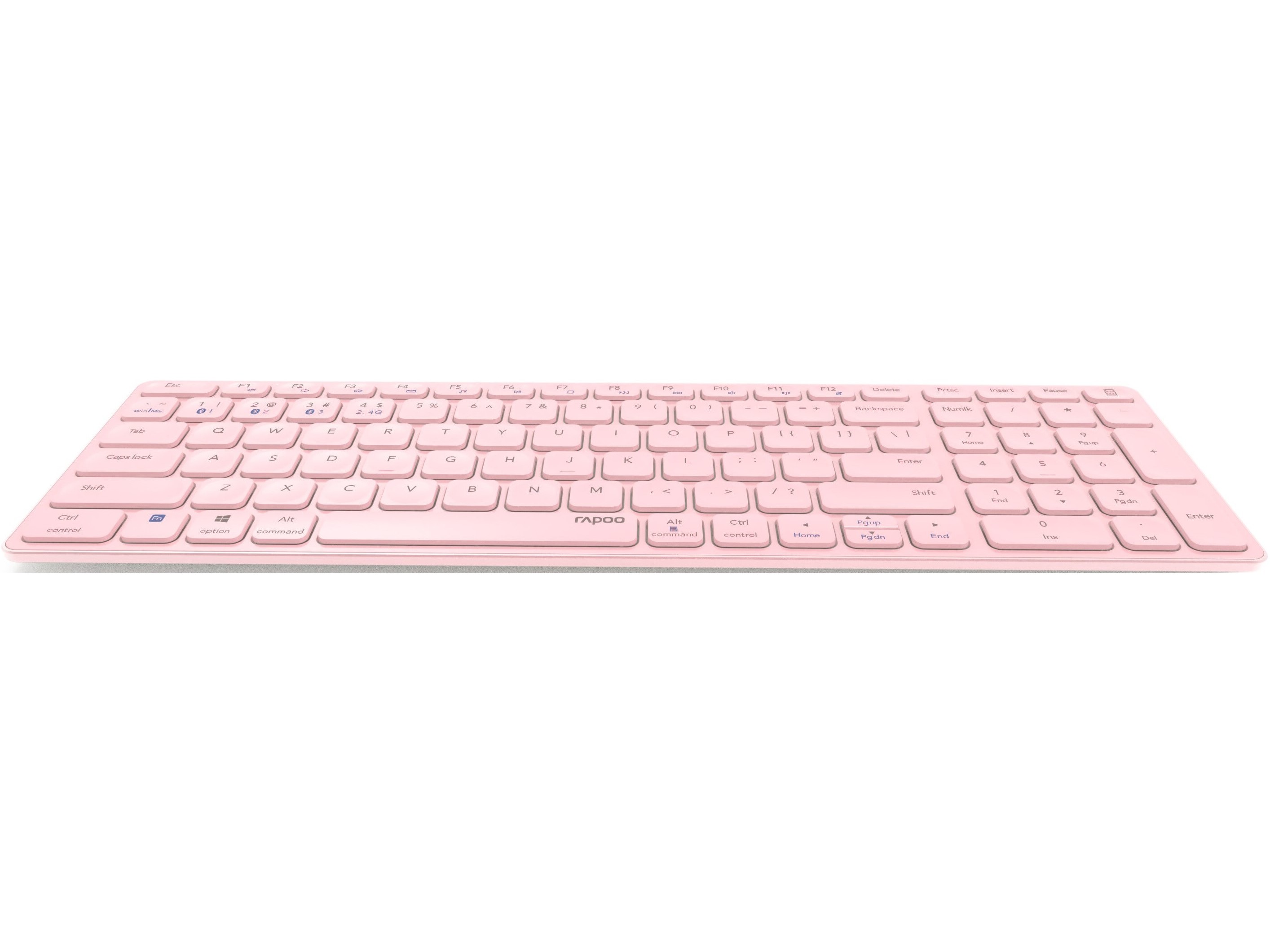 TECLADO S/FIOS RAPOO E9700M ROSA