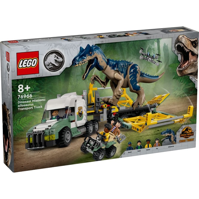 LEGO® Jurassic World™ 76966 - Dinosaurier-Missionen: Allosaurus-Transporter