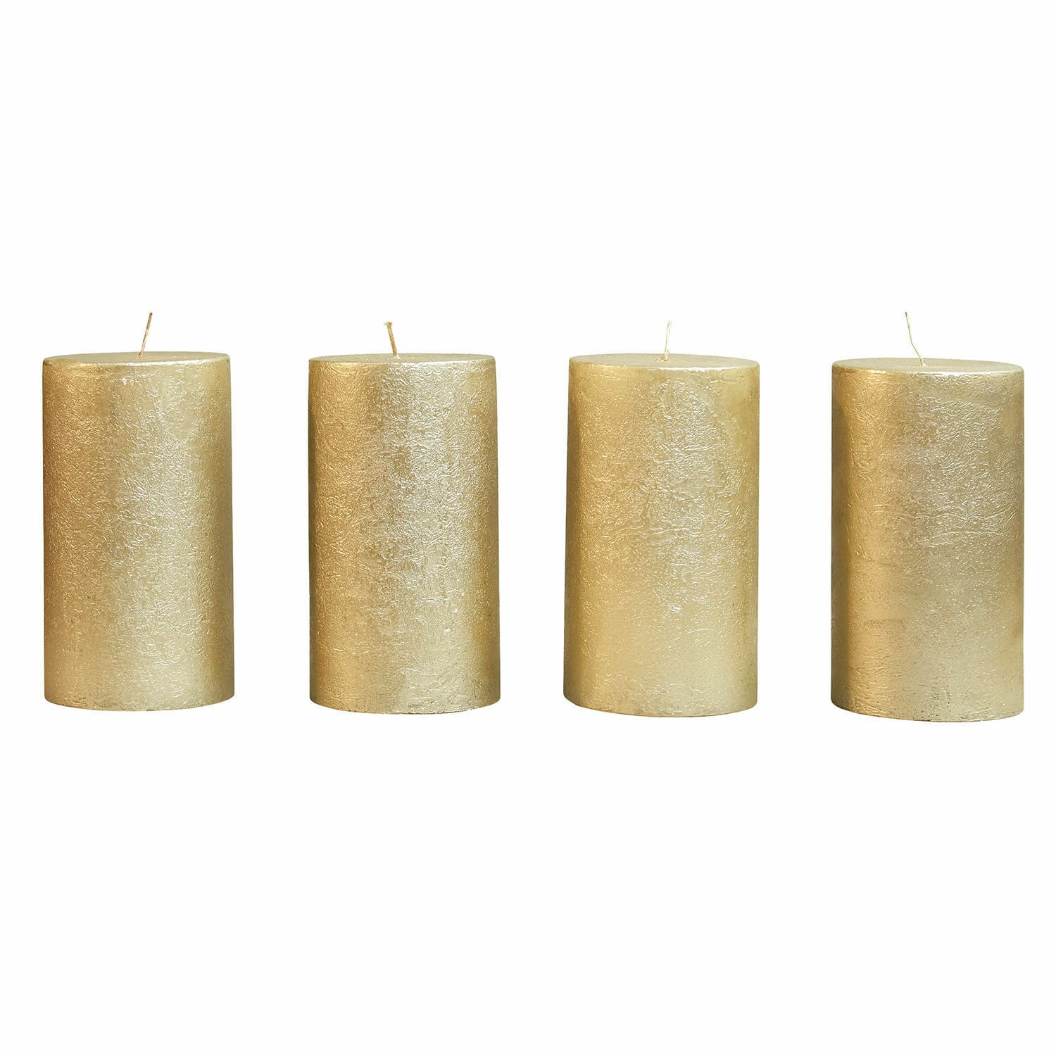 Kerze 4er Set Braga gold