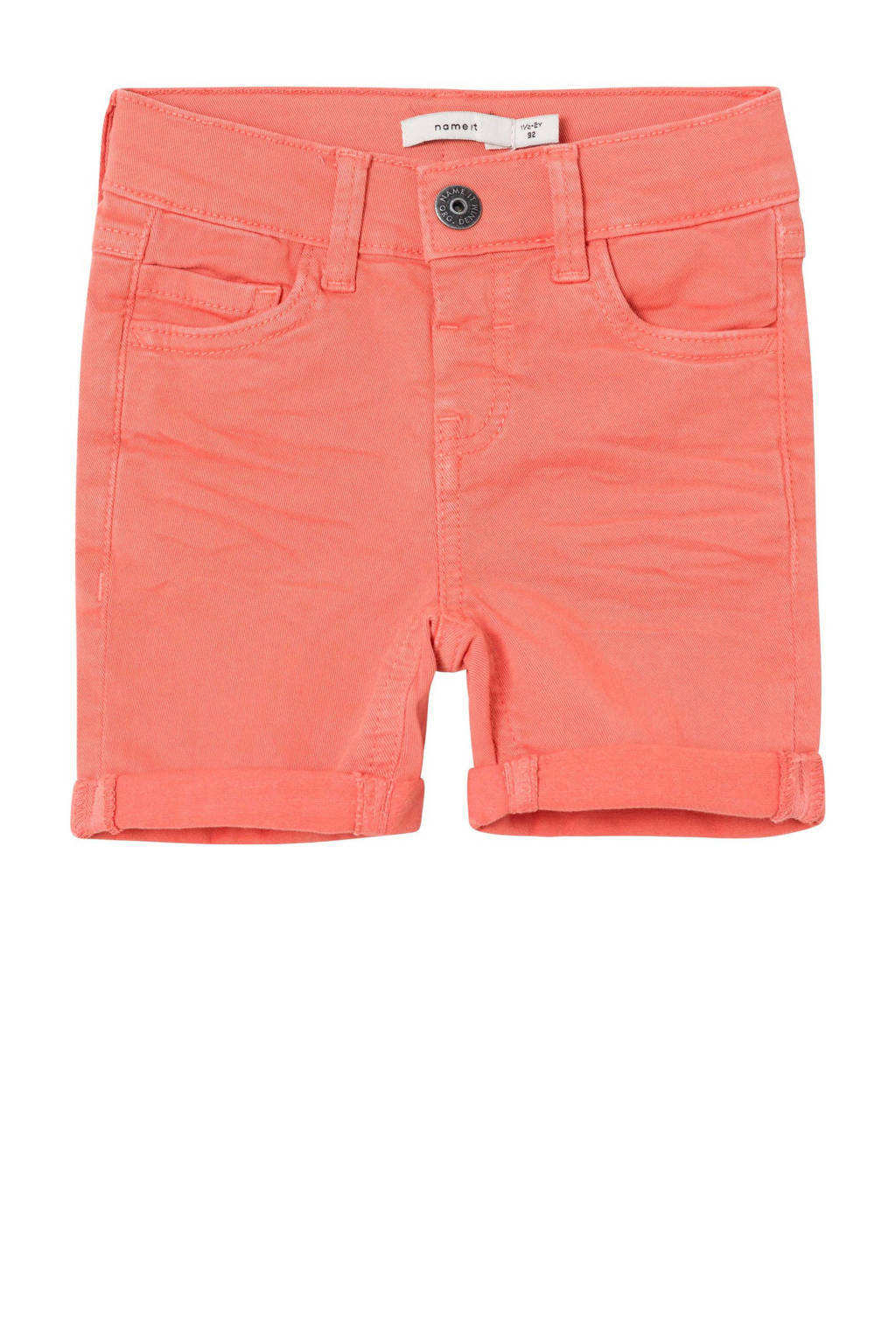 NAME IT regular fit casual short NMMSILAS oranje