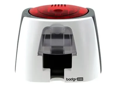 Badgy 200 - Plastikkortprinter - farve - blæksubliminering/termisk transfer - CR-80 Card (85.6 x 54 mm) - op til 325 kort/time (mono) / op til 95 kort/time (farve) - kapacitet: 40 kort - USB 2.0