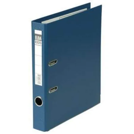 Elba 100022619 Ordner radoplast KL A4 50mm Schlitze Rückentasche, blau