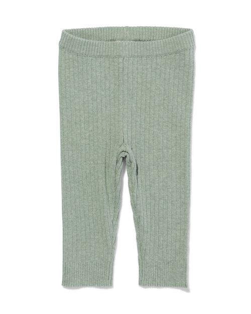 legging côtelé pour nouveau-né vert