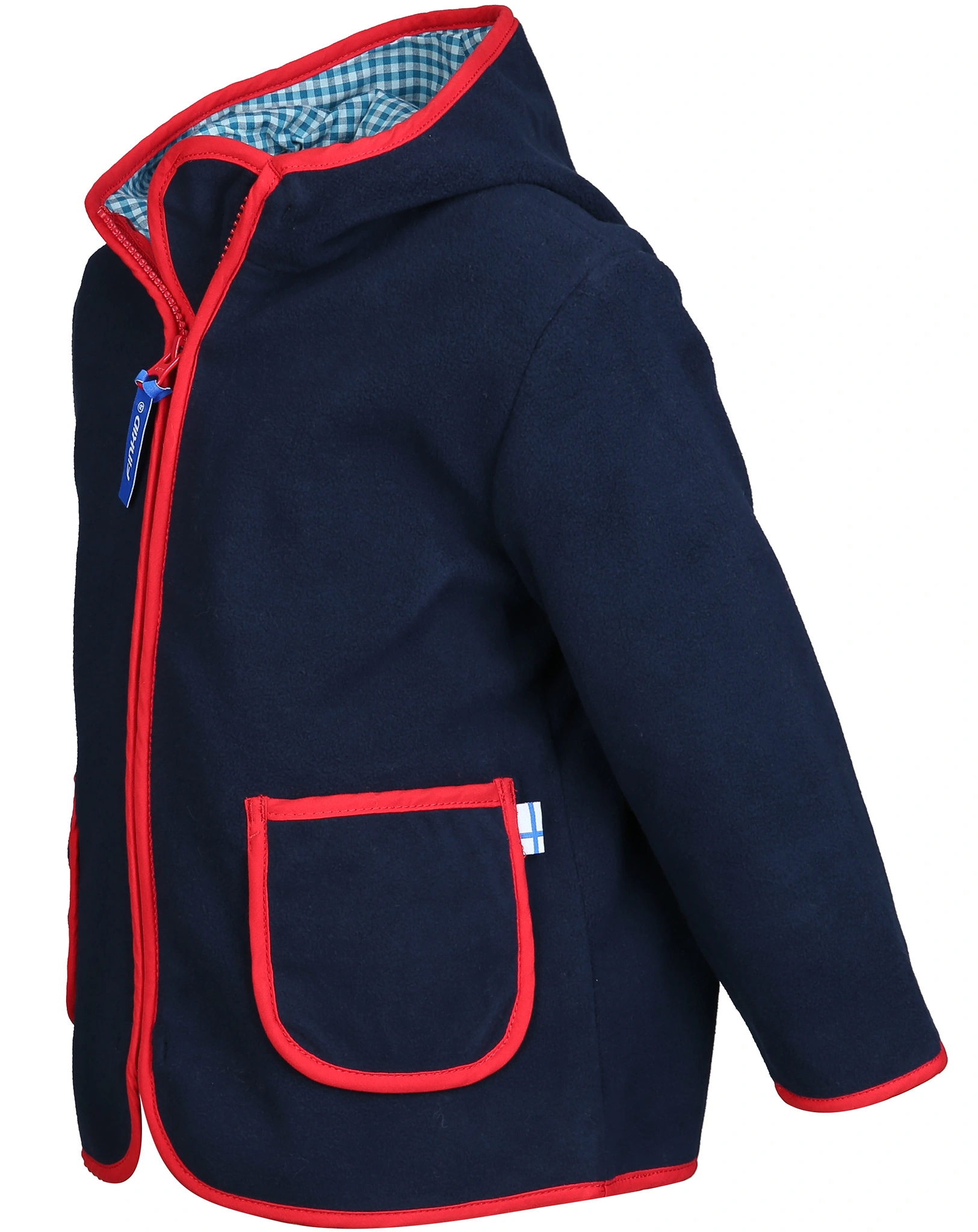Fleecejacke TONTTU in navy/red