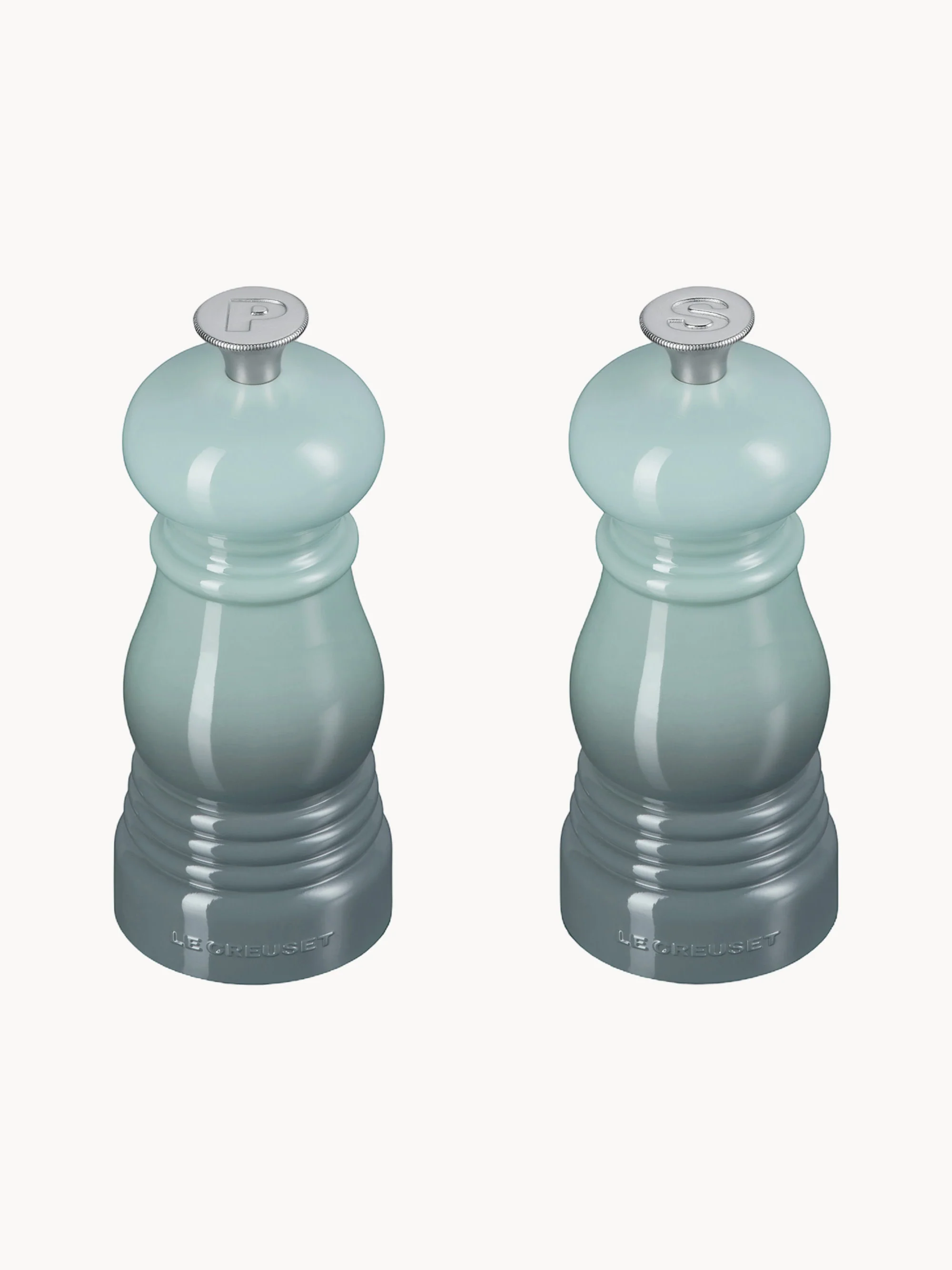 Zout- & pepermolen Creuset met keramisch maalwerk, 2-delig