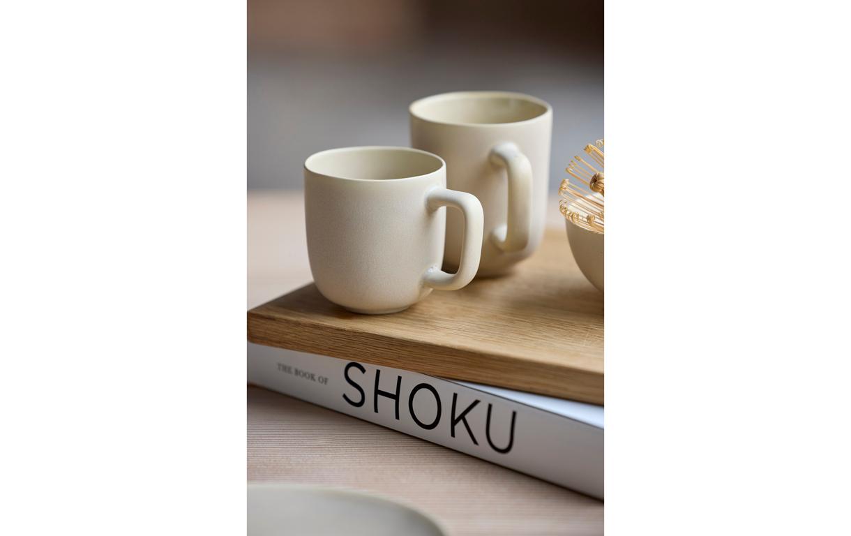 Kaffeetasse Shoku 230 ml, 6 Stück, BeigeTassen-Set aus Steinzeug