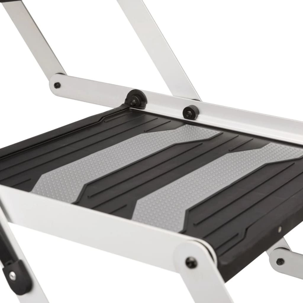 Marchepied pliable 2 marches d'animaux de compagnie aluminium