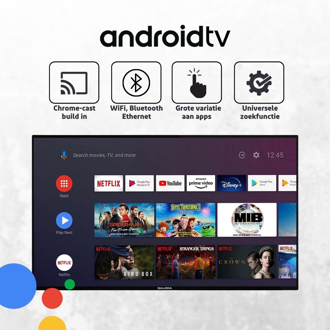Salora QLED32TV Smart TV met Android
