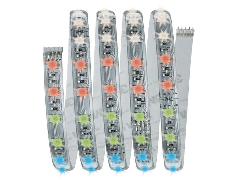 Paulmann LED-Stripe MaxLED RGBW 1.5 m Basisset Beschichteter Licht-Streifen mit Farbwechselfunktion