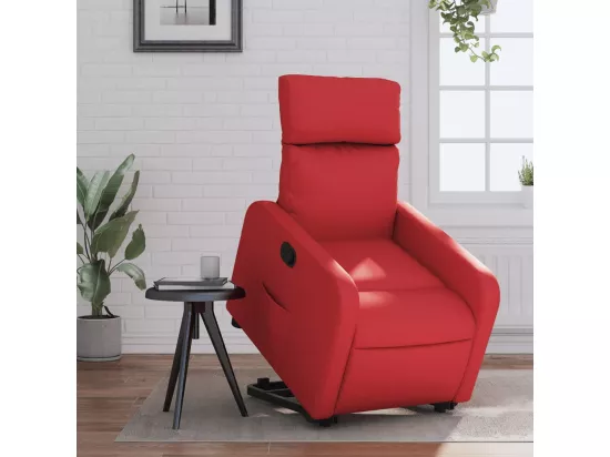 Fauteuil inclinable Rouge Similicuir