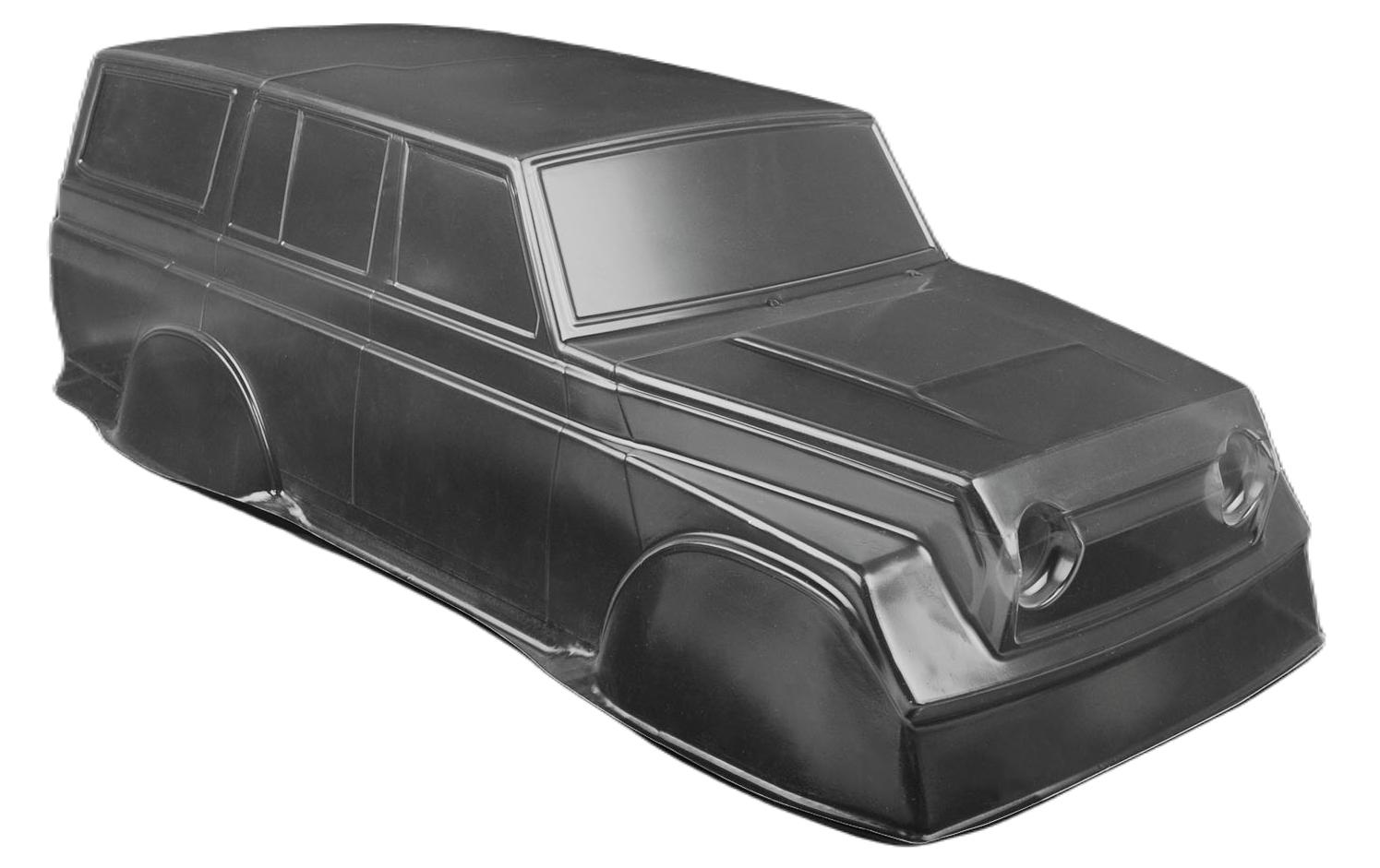 Karosserie Toyota Land Cruiser FJ55 1:10, unlackiert<br>Toyota Land Cruiser FJ55 Lexan Karosserie mit 313 mm Radstand