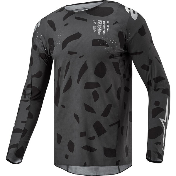Alpinestars - Maillot Techstar Graphite Gris / Noir