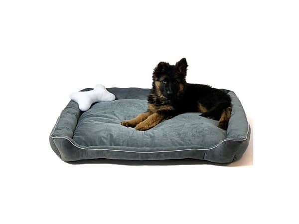 GO GIFT Lux grey - seng til kæledyr - 95 x 70 x 9 cm