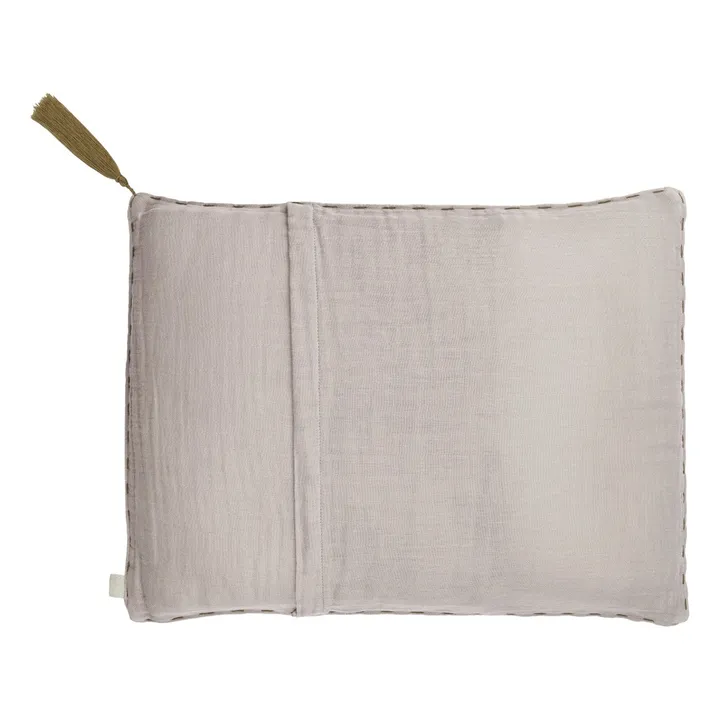Numero 74 Coussin rectangulaire en coton bio | Powder S018