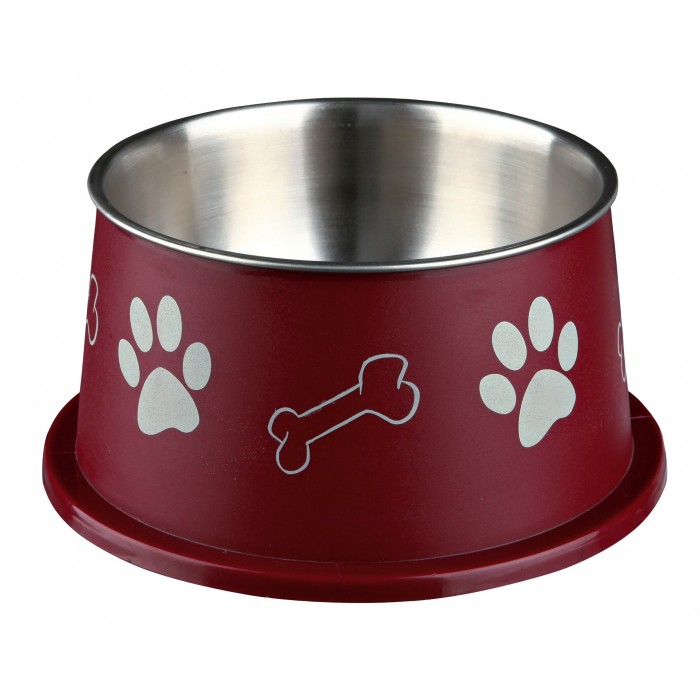 Gamelle inox Pattes pour chien - Longues oreilles
