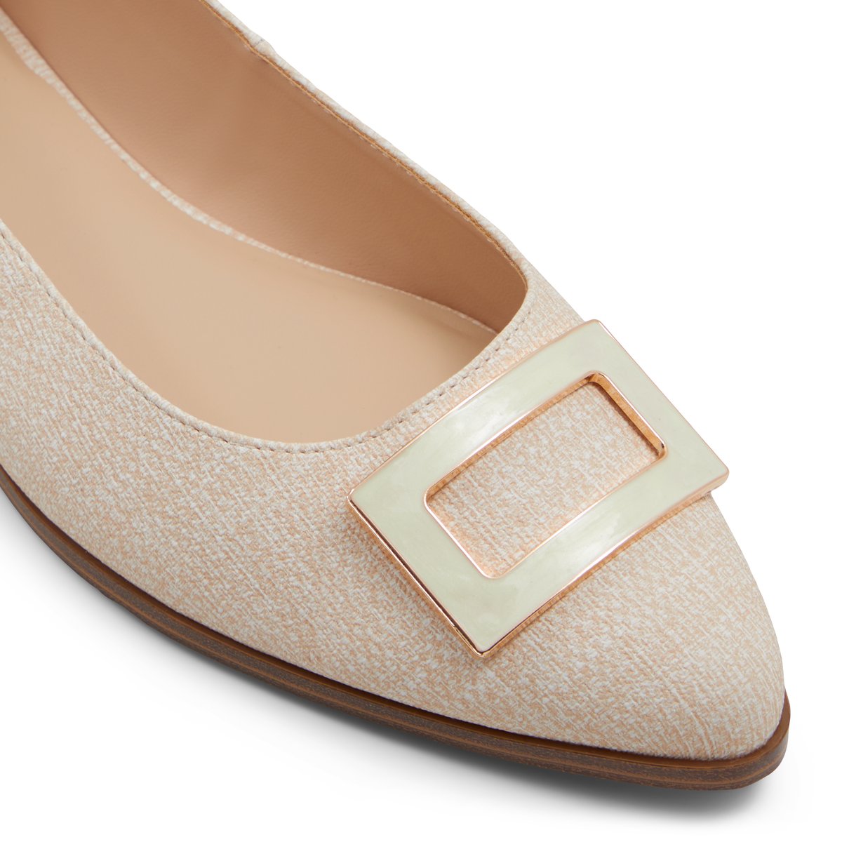 SOLEMATE-Cadohar-Ballerine - Talon plat - Naturel