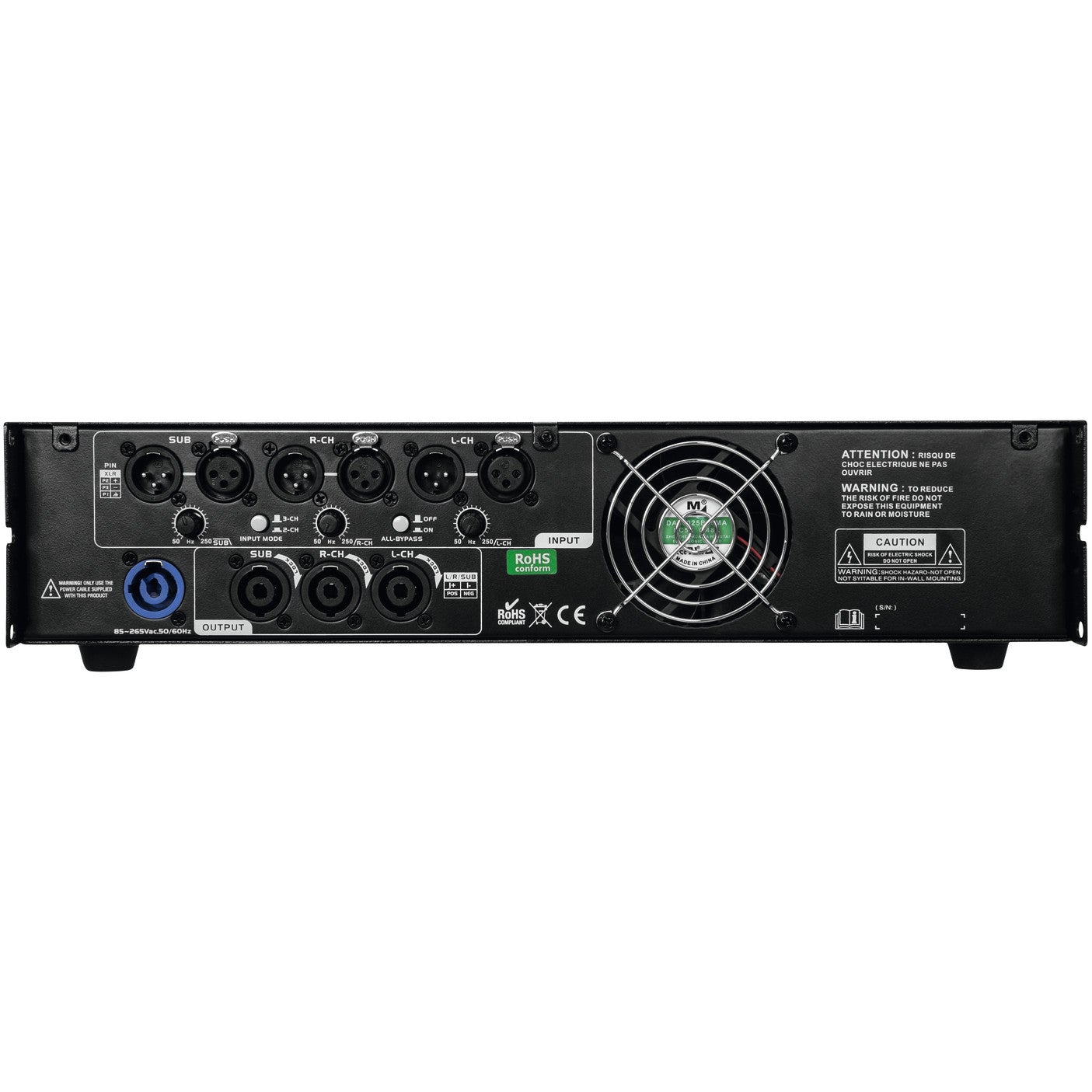Omnitronic A-3603 PA-versterker 800W