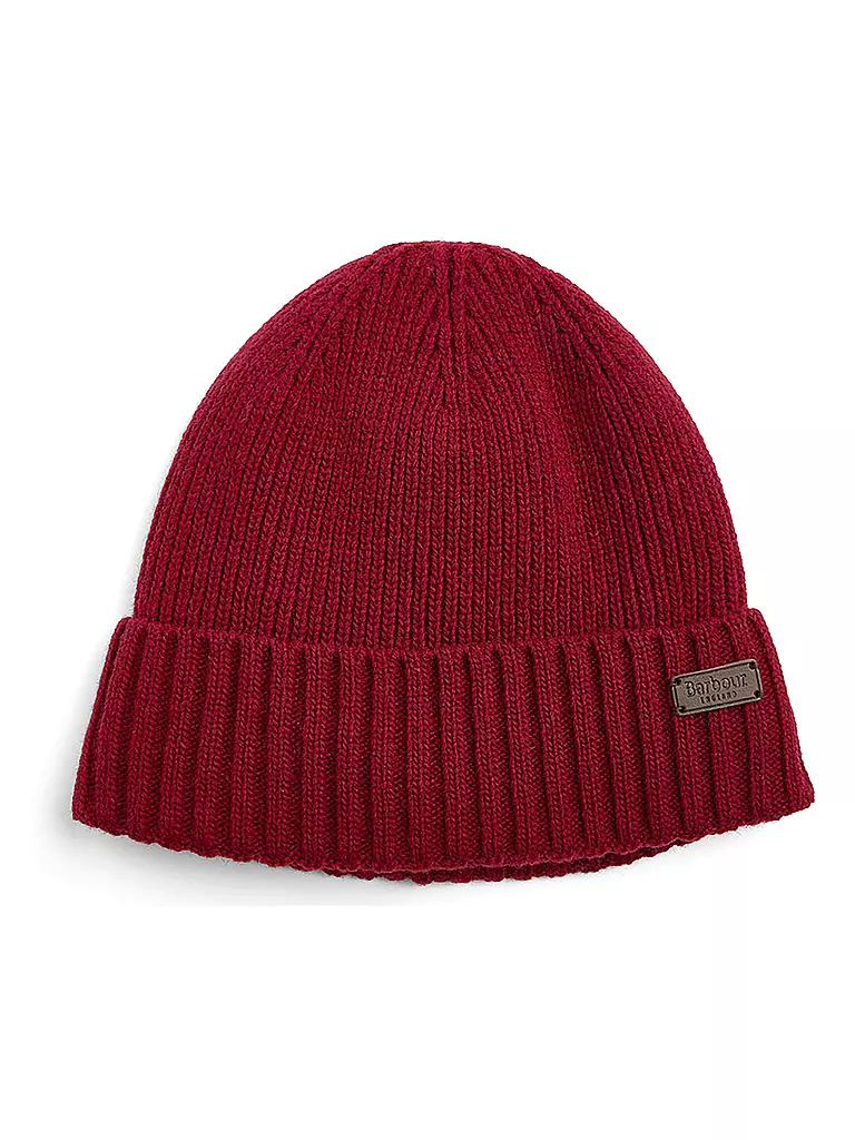 BARBOUR Mütze - Haube CARLTON rot