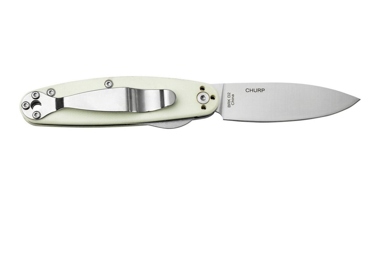 ESEE Churp EE-CH-07 D2, White G10 zakmes