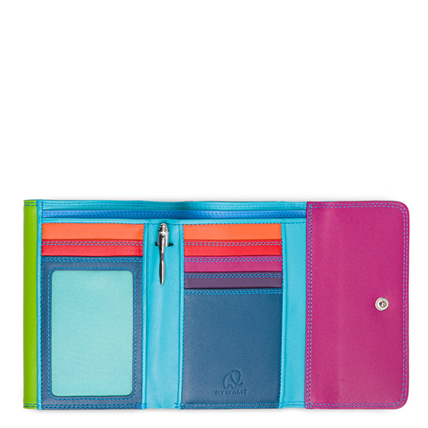 Mywalit Ladies Double Flap Purse Wallet liguria