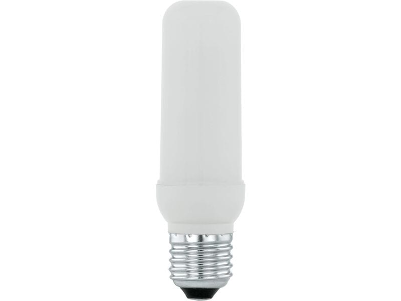EGLO Leuchten Lampe 3 W E27 Warmweiss Dekorative Flammen-Lampe aus opalfarbenem Kunststoff