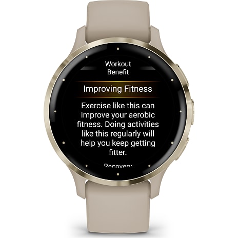Garmin Venu 3S smartwatch - French Gray