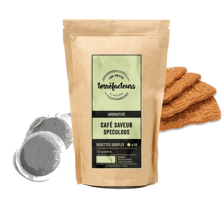 18 dosettes souples - Saveur Spéculoos  - LES PETITS TORREFACTEURS