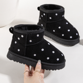 Sweet daisy winter boots - zwart