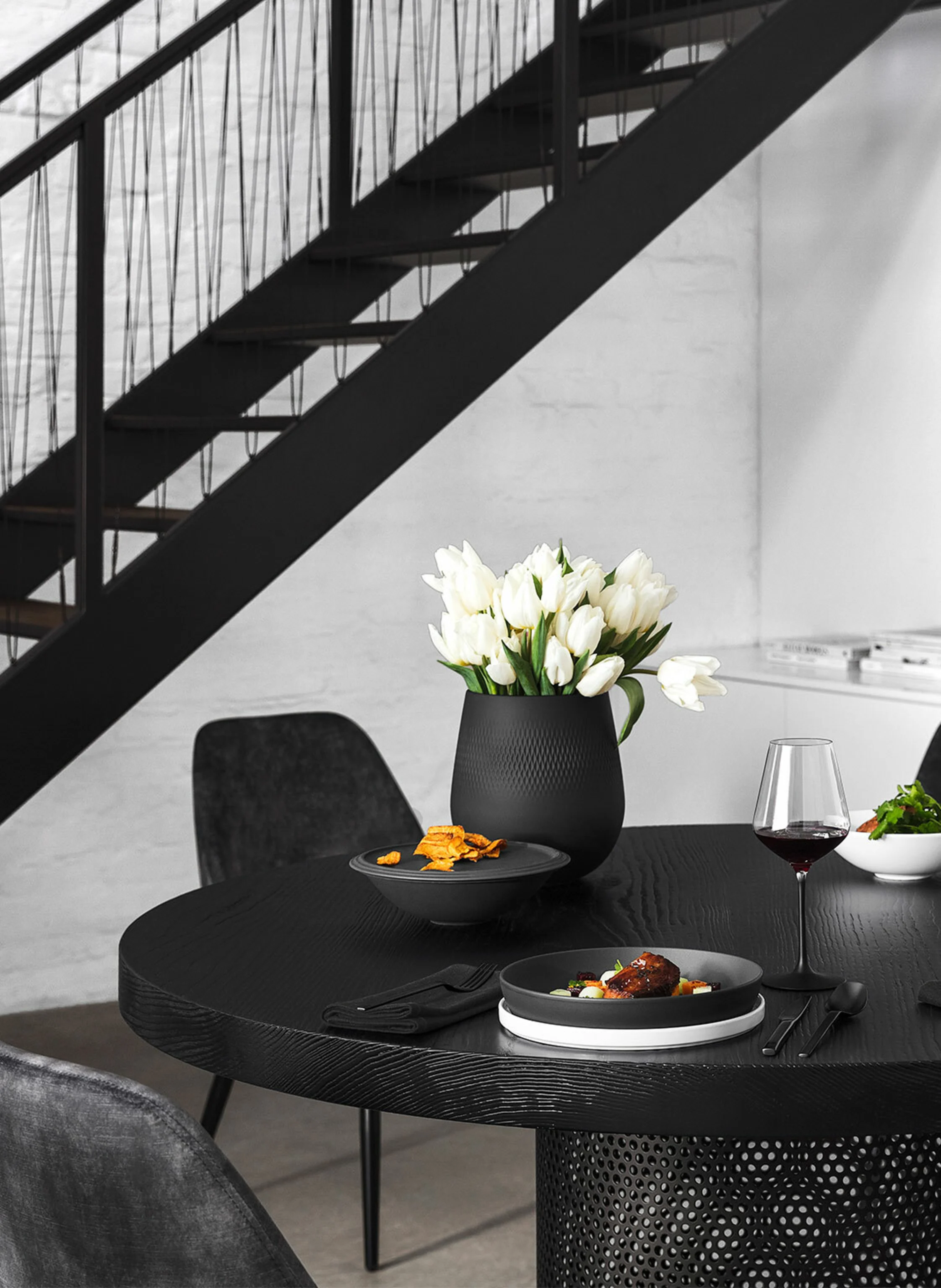 Villeroy & Boch Vase MANUFACTURE COLLIER NOIR
