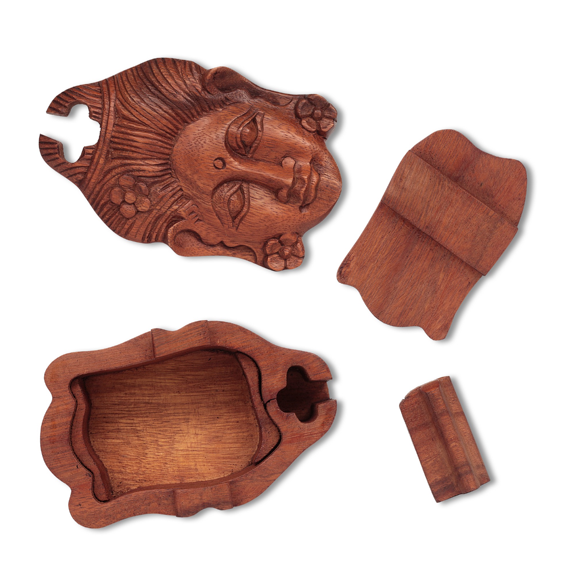 Secret Box 'Dewi', natur, T 6 cm, B 15 cm, H 9 cm von fischer's lagerhaus