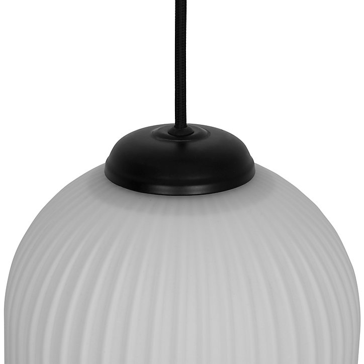 Suspension Walgis GoodHome E27 blanc