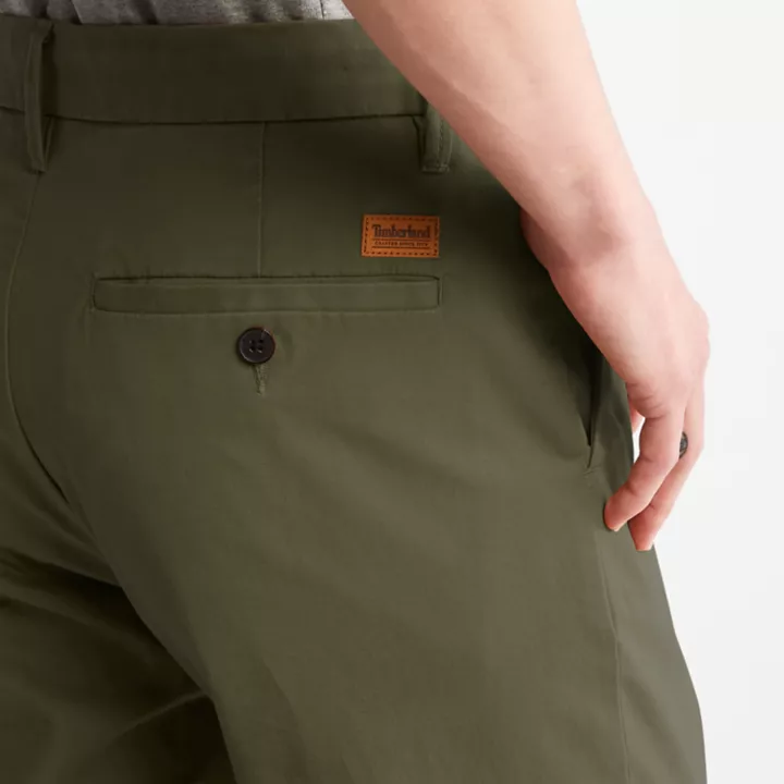 Chino stretch Squam Lake pour homme en vert foncé