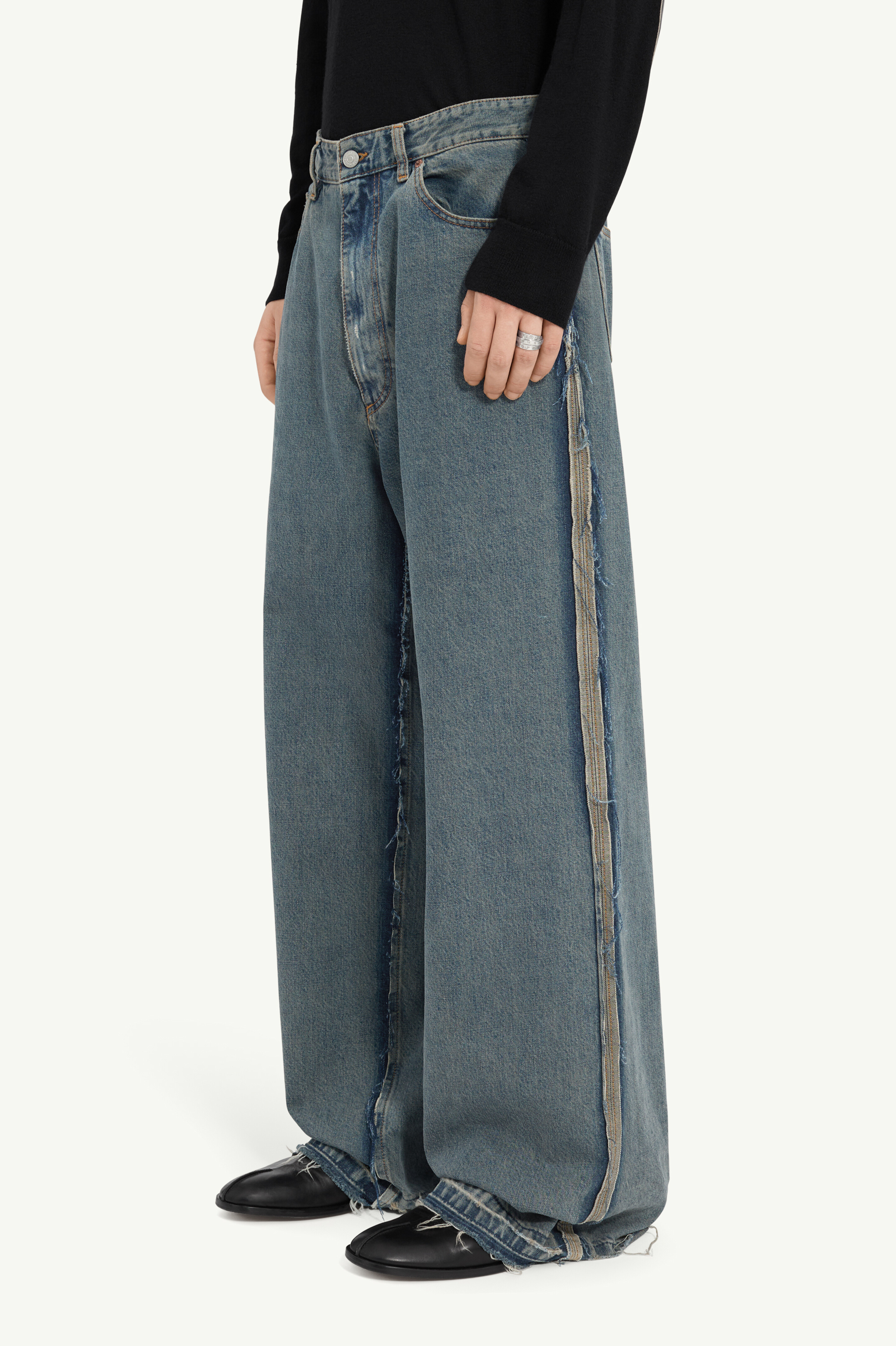 Jean ample en coton pour homme | MM6