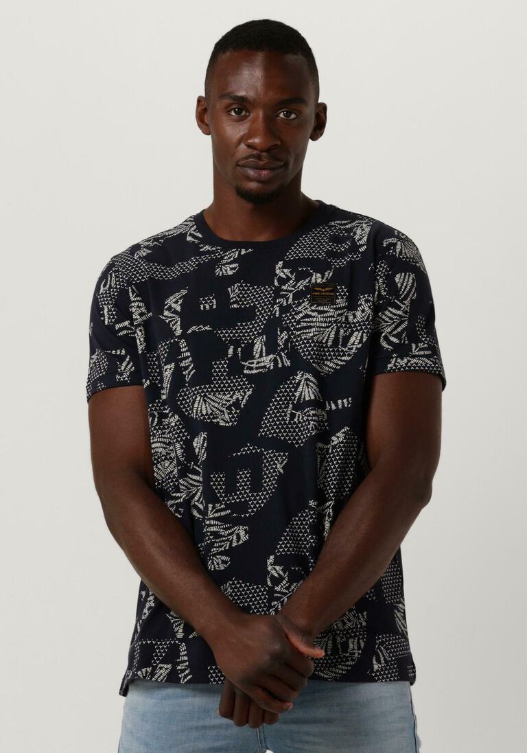 PME LEGEND donkerblauwe pme legend t-shirt short sleeve r-neck play jersey