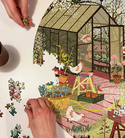Vissevasse Puzzlespiel - 1000 Teile - 65x65 cm - Spring Gefühl