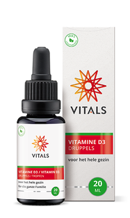 Vitals Vitamine D3 Druppels 20ML