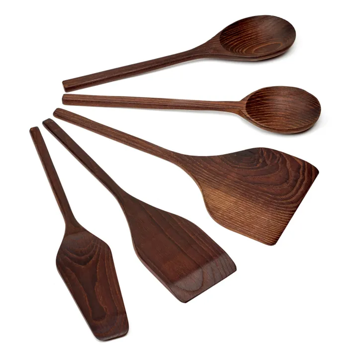 Serax Outils de cuisine Pure en bois - Set de 5