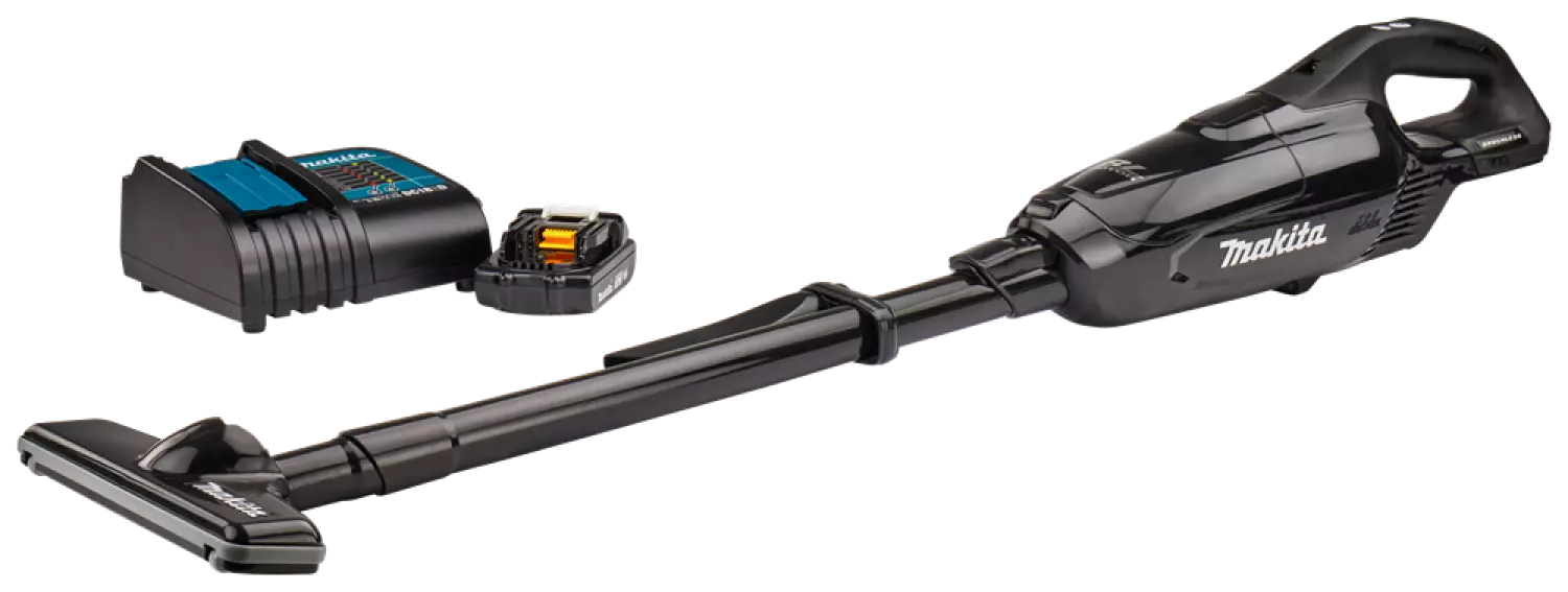 Makita DCL282FSYB 18 V Li-ion accu steelstofzuiger set (1.5Ah) - zwart - koolborstelloos