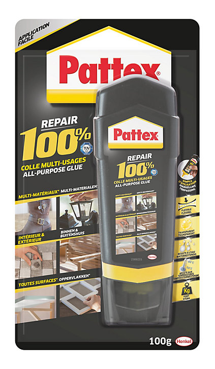 Colle multi-usages Pattex Repair 100% Colle 100g