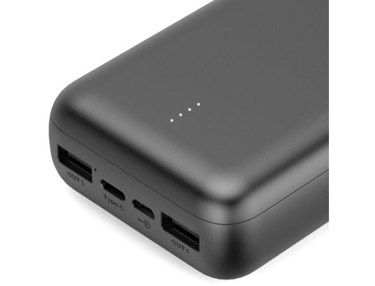 AKASHI - Batterie externe Power Bank 20000mAh - ALTPB20COMPBL