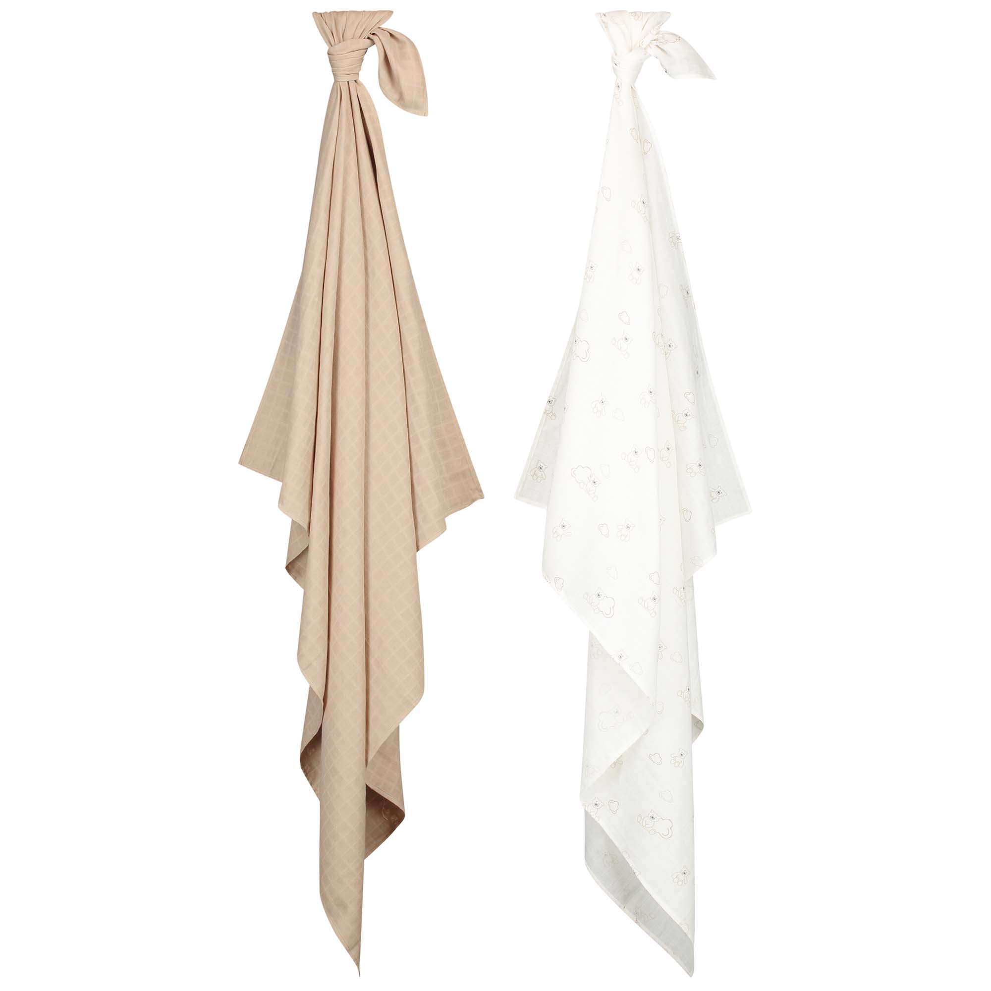 Prénatal hydrofiel multidoek 2 stuks beige - Prénatal