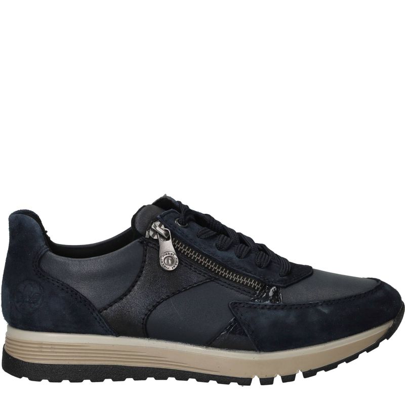 Rieker Sneakers Blauw Dames