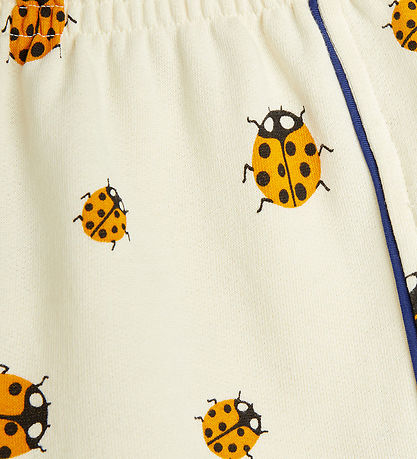 Mini Rodini Sweatshorts - Marienkäfer - Off White