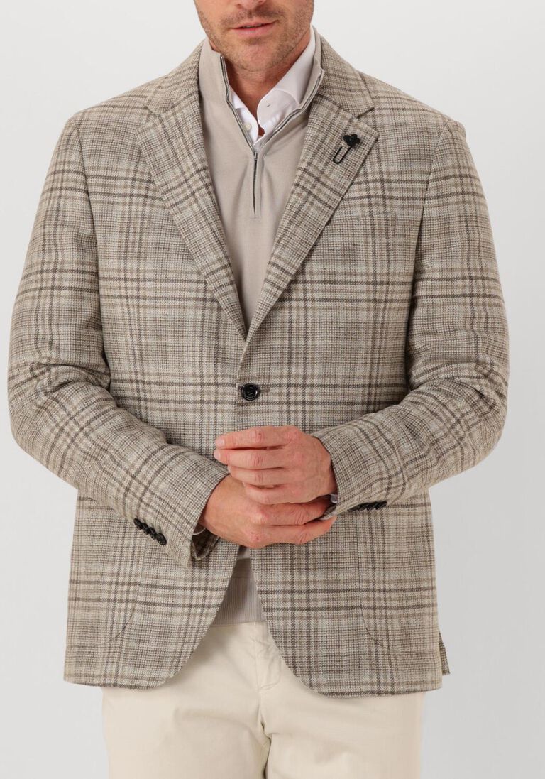 beige lardini colberts giacca uomo iconic drop 7 reg