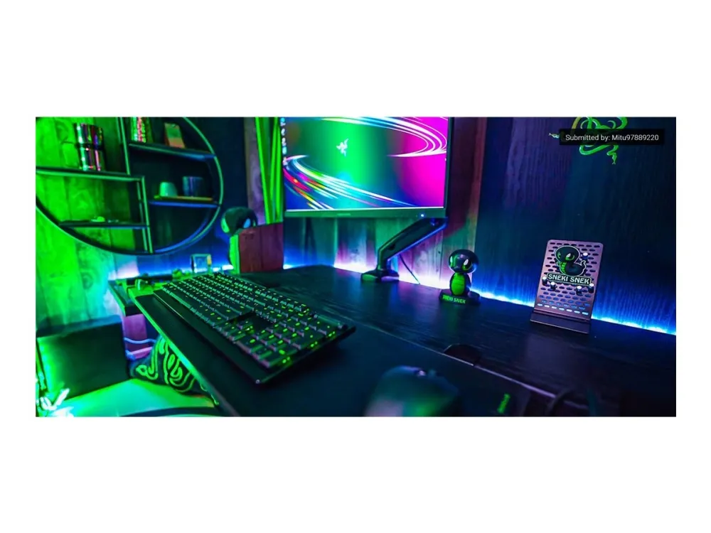 Razer DeathStalker V2 - Tastatur - bagbelyst - USB - USA - tastkontakt: Razer Linear Optical Switch Red