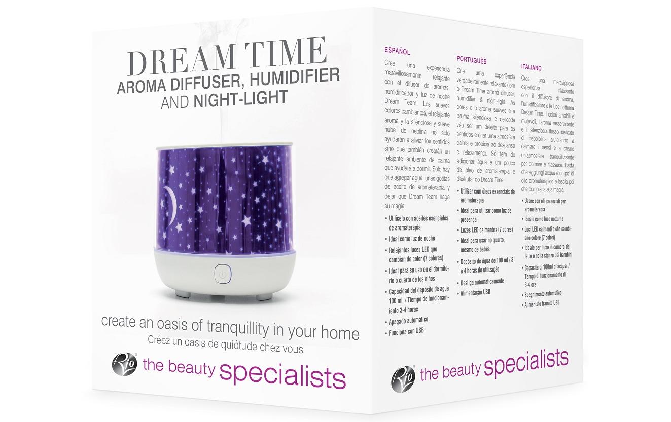 Aromavernebler Dream Time 15 m²Aroma Diffuser, Luftbefeuchter und Nachtlicht in einem