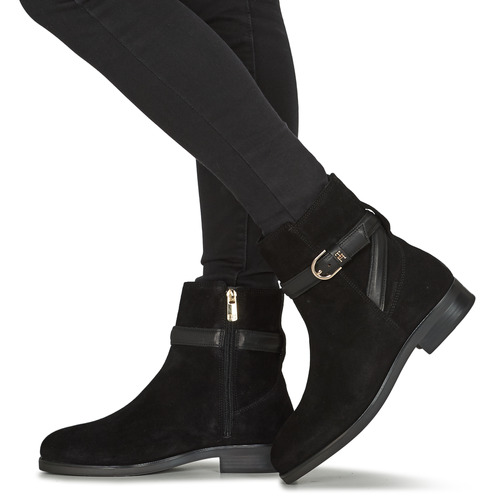 Tommy Hilfiger - ELEVATED ESSENTIAL BOOT SUEDE - Noir