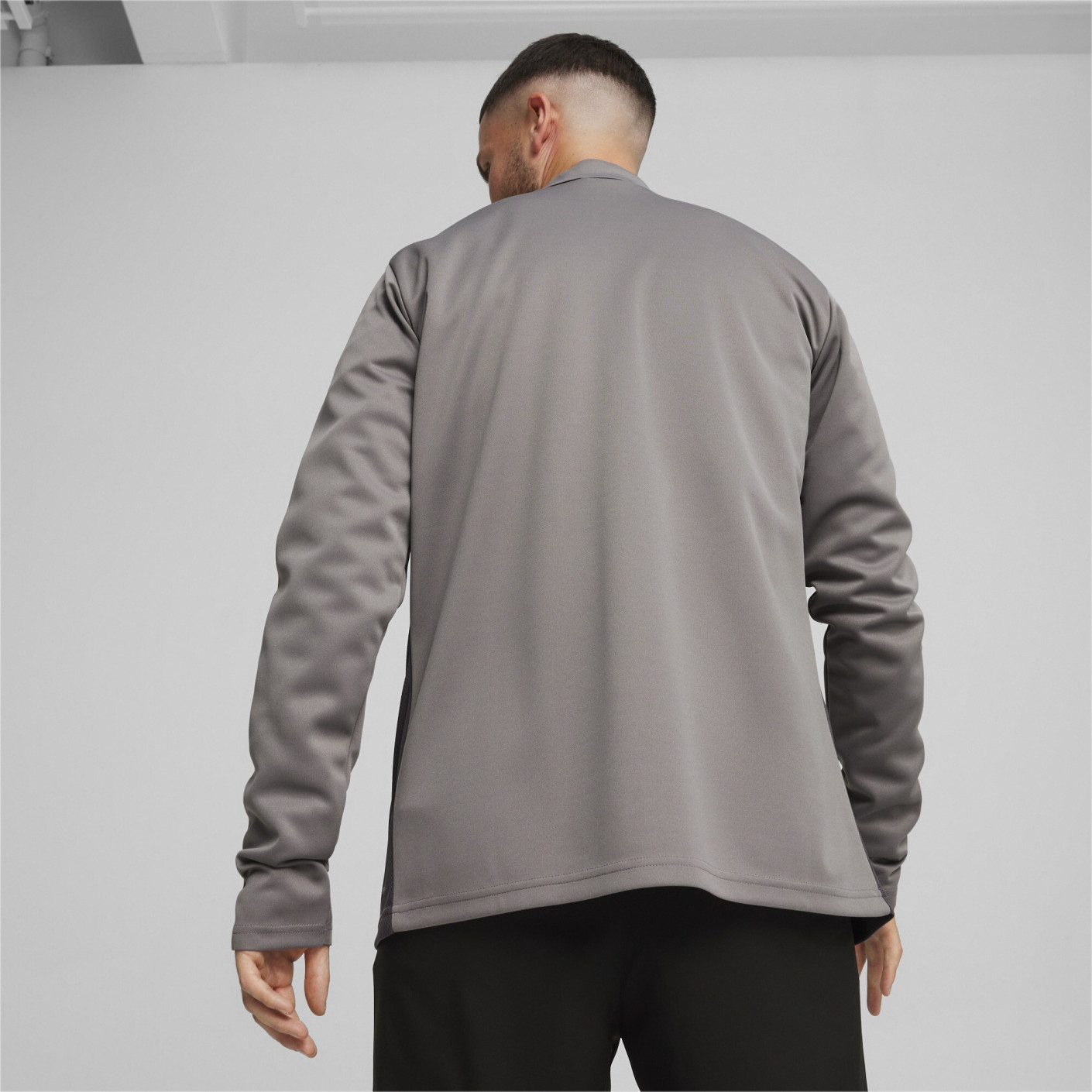 PUMA teamGOAL Trainingspak Full-Zip Grijs Zwart Wit