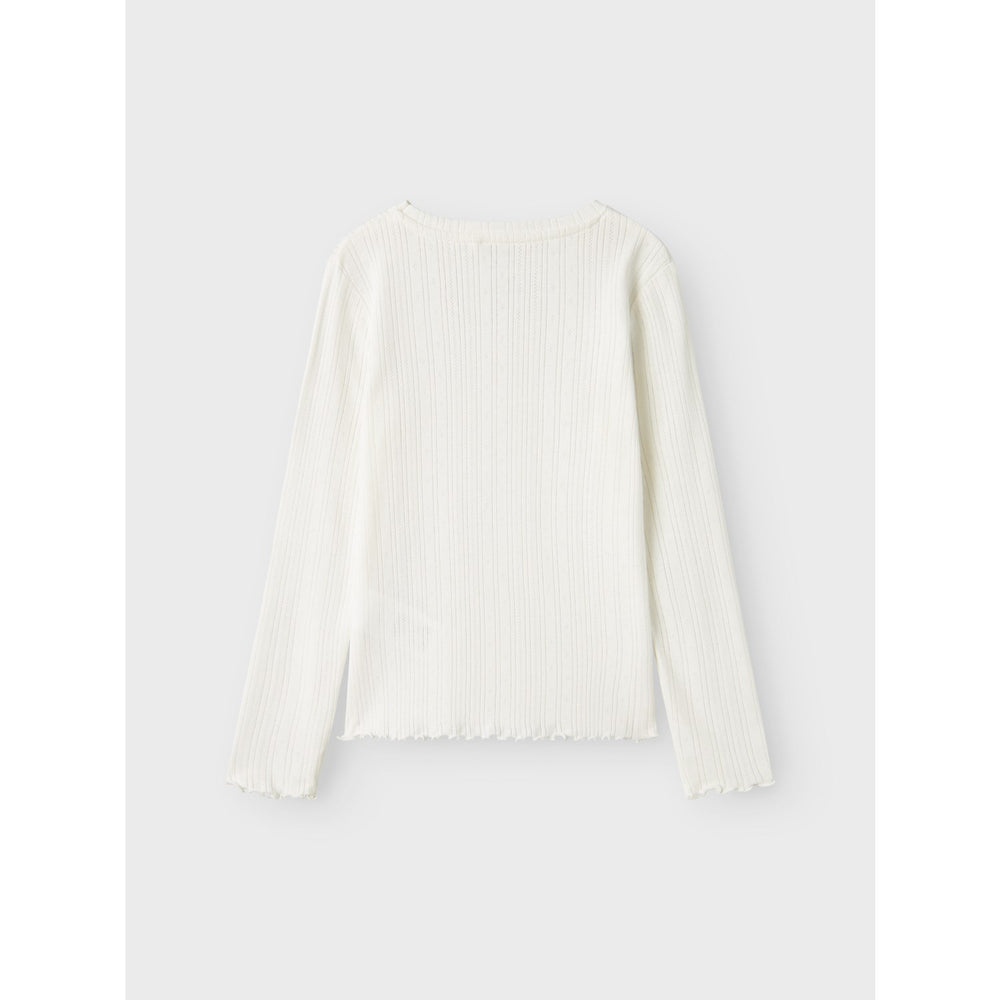 Køb Name It Cloud Dancer Silke Slim Bluse